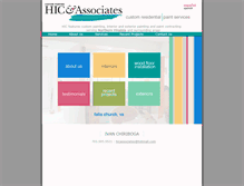 Tablet Screenshot of hicassociates.com